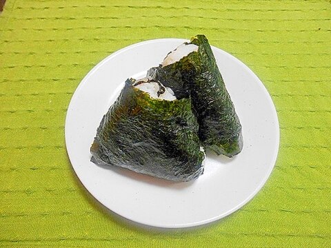 塩昆布のおにぎり